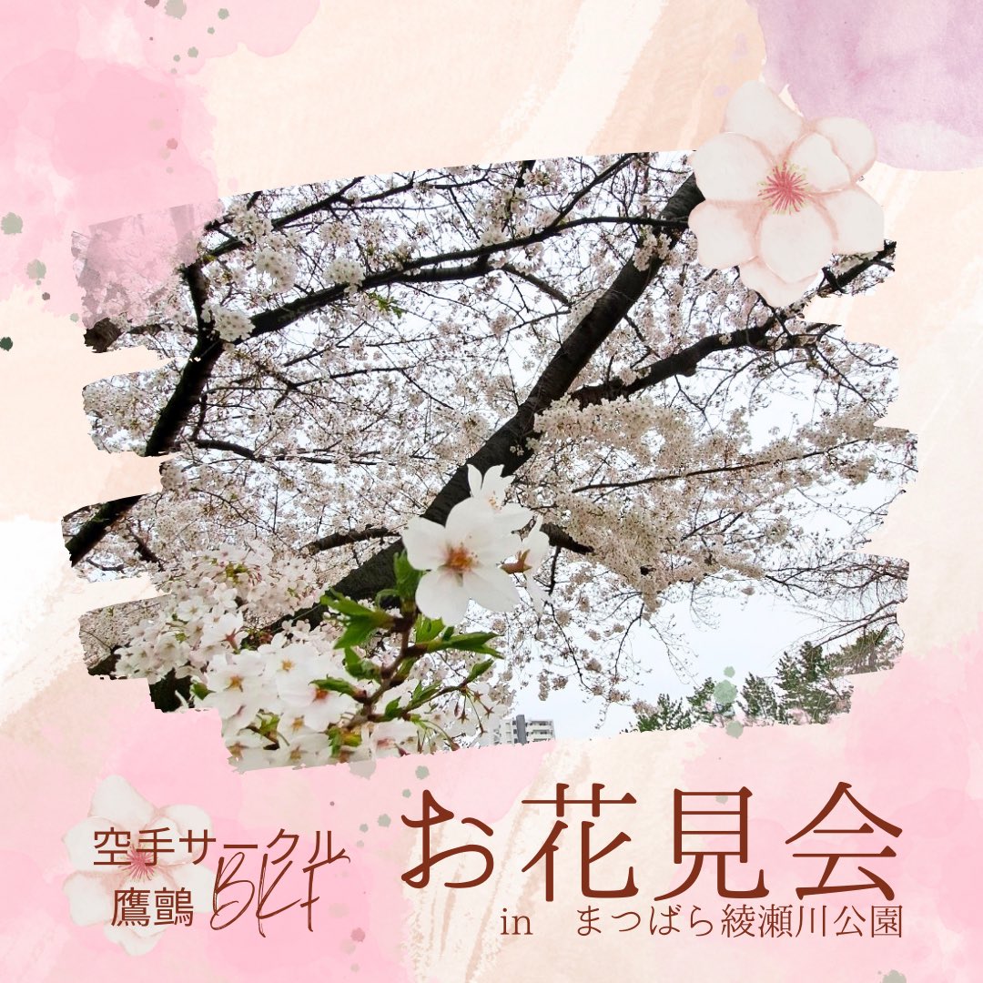 karate_yosen's tweet photo. 空手ｻｰｸﾙ鷹鸇🌸お花見会🌸
生憎の曇り空でしたが、満開の桜のもと無事お花見会を開催しました‼️新入生も遊びに来てくれて一緒に楽しく過ごしました！
来てくれてありがとうございました!!!🥰🙌
来週は体験練習に加えてもっとすごいイベントを開くので乞うご期待!
#花見　#空手　#春から獨協　#桜 https://t.co/tobHpRNJzY
