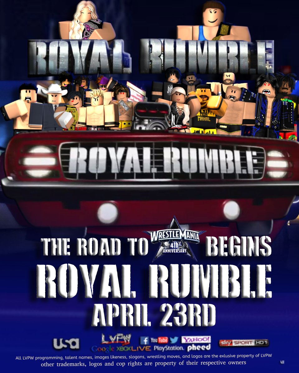 LIVE APRIL 23RD! A Huge Historical Night, 30 men enter with a chance of HEADLINING #LVPWMania 4! Championships on the Line, who will walk out VICTORIOUS? Find OUT April 23rd, Doors open at 6PM ET/5PM CE! #LVPWRoyalRumble