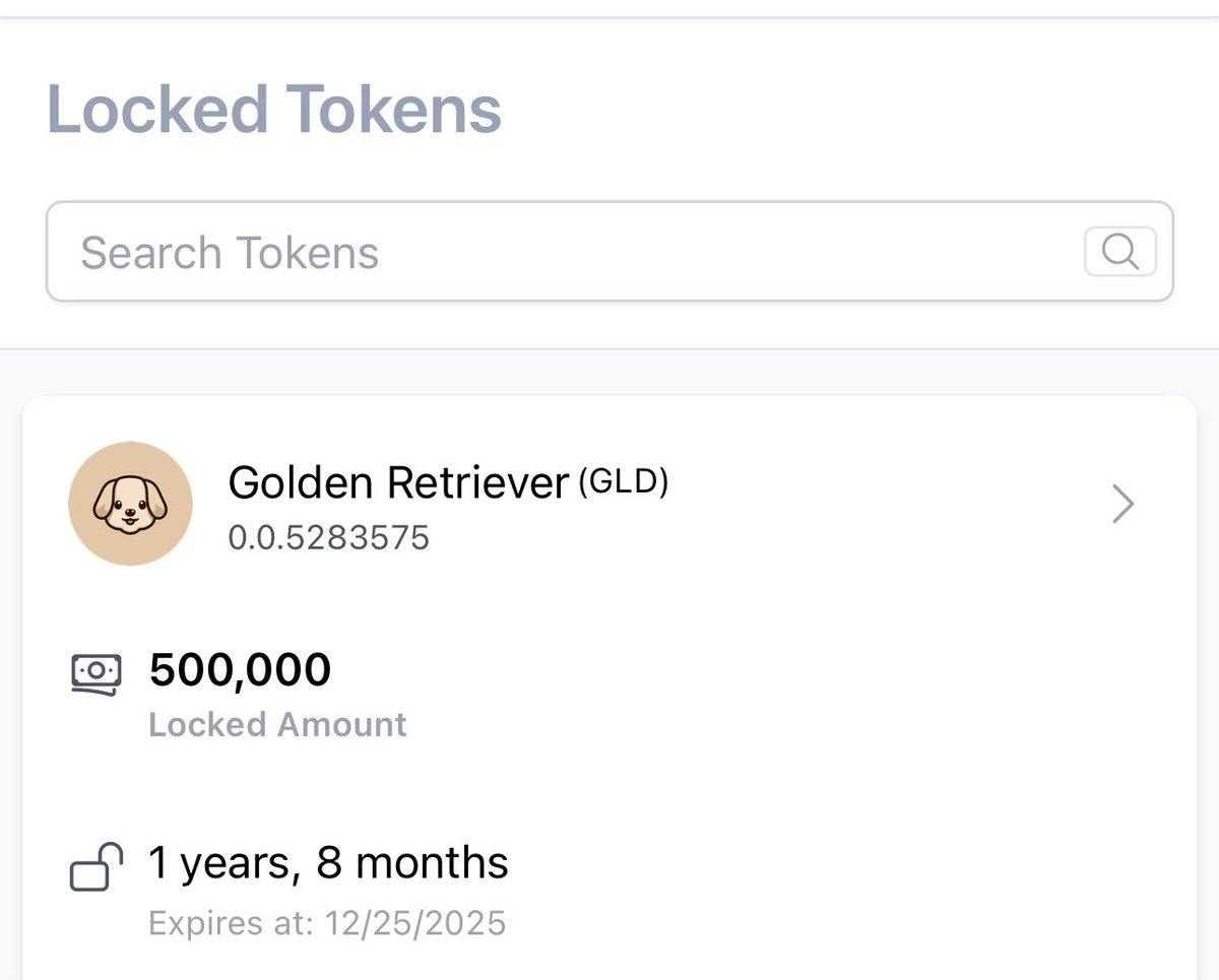 GLDRetriever's tweet photo. Locked up some Tokens using @davincigraph 🔒 More $GLD will be locked up🐶

#davincigraph #hbar #hedera #hts #hederaheatwave #crypto #token #hashgraph #memecoin #HBARbarian https://t.co/qNHCiJeVjC