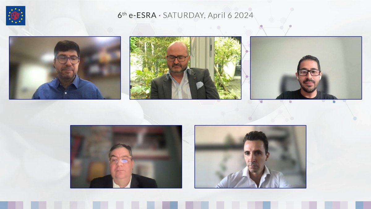 🎙️ The microphone is handed over to Latin America @LasraAnestesia 📺 TV Studio 2 | 15:00-15:50am CET #eESRA2024 👥 Chaired by Juan Carlos DE LA CUADRA FONTAINE, with José AGUIRRE, Eduardo VEGA, Andres ROCHA & Carlos RESTREPO esra.e-congres.com