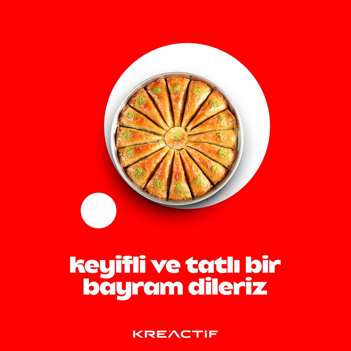 Keyifli ve tatlı bir bayram geçirmeniz dileğiyle,
Bayramınız kutlu olsun.
.
.
.
.
#kreactifmedya #bayramınızkutluolsun #oktayaydın