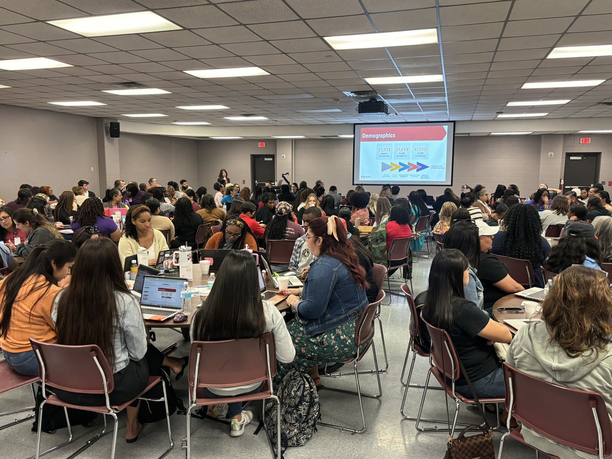 Project Elevate is up and running! Today, @AldineEsl is training on embedding supports for #EBs. “Language is the key to unlocking content”- #LanguageMatters This is #MiAldine ❤️💙@DrFavy @drgoffney #THEDepartment