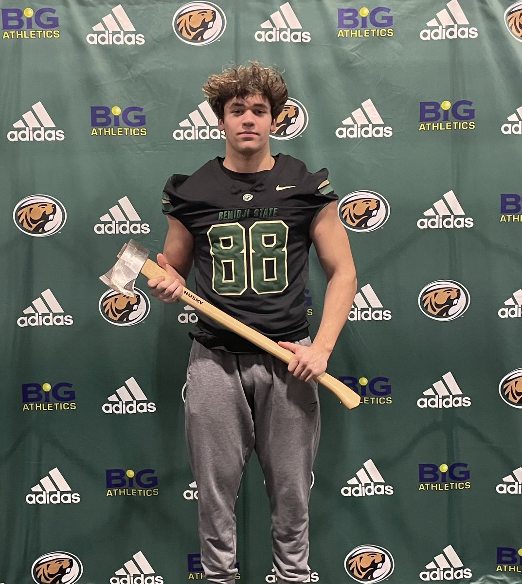 After a great junior day visit to <a href="/BSUBeaversFB/">Bemidji State Football</a> and an amazing talk with <a href="/CoachCareyDL/">Darius L Carey Jr.</a> I am blessed to receive my first Division 2 Offer #GrindTheAxe @Coach_Ney <a href="/CoachBolte/">Brent Bolte</a>