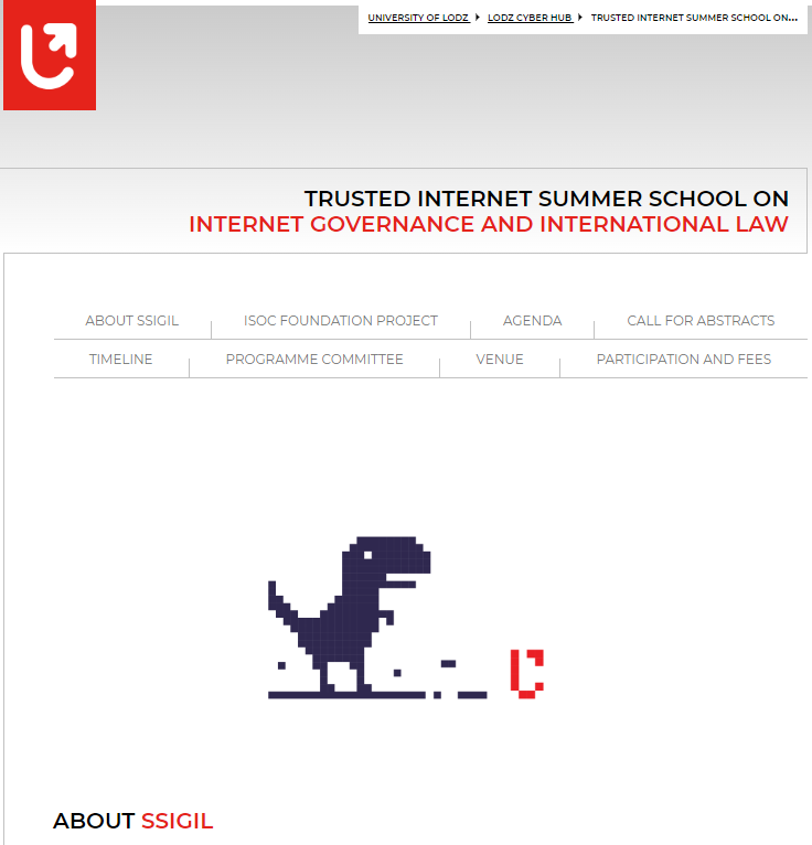 🚀We're ready for launch! Join the <a href="/ISOC_Foundation/">Internet Society Foundation</a> <a href="/giganetr/">The Global Internet Governance Academic Network</a> <a href="/unilodz/">Biuro Prasowe UniLodz</a> Trusted Internet Summer School on #InternetGovernance &amp; #InternationalLaw (#SSIGIL) in Lodz, PL, July 8th-12th. Submit your abstracts by April 28th for full funding! Find out more here: cyber.uni.lodz.pl/en/ssigil