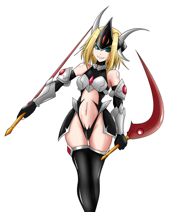 ライバル系変身ヒロイン(前のデザイン見ないで描いたけど割と近い気はする 