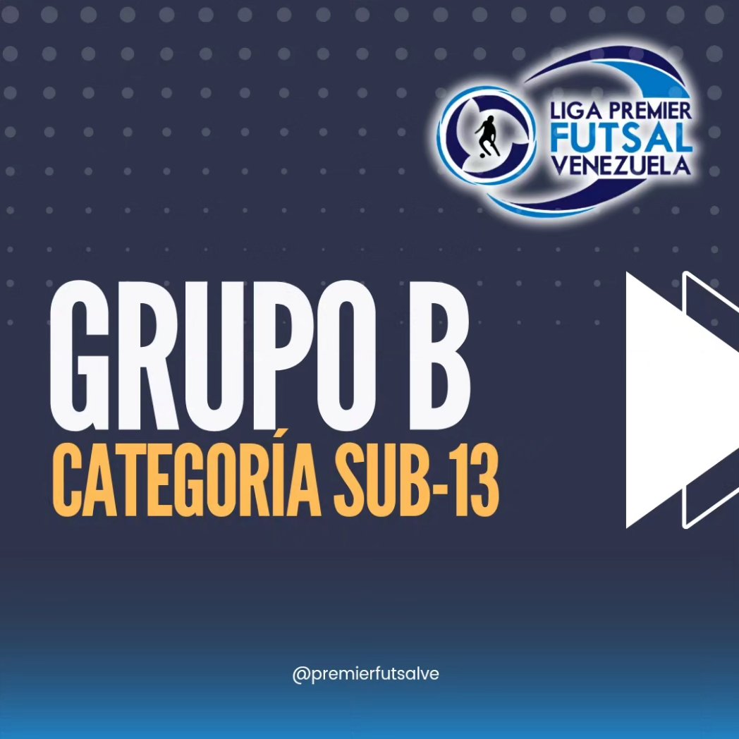 TORNEO APERTURA
2024

Categoría Sub-13

Grupo A 

Fuerza Vinotinto 
Los Teques fs.
Casablanca fc.
El Solar fs.
Hermandad fc.

Grupo B
Alpha &amp; Omega 
Alejandro González 
Fuerza Vinotinto 
Academia Élites de Caracas 
Academia Arsal