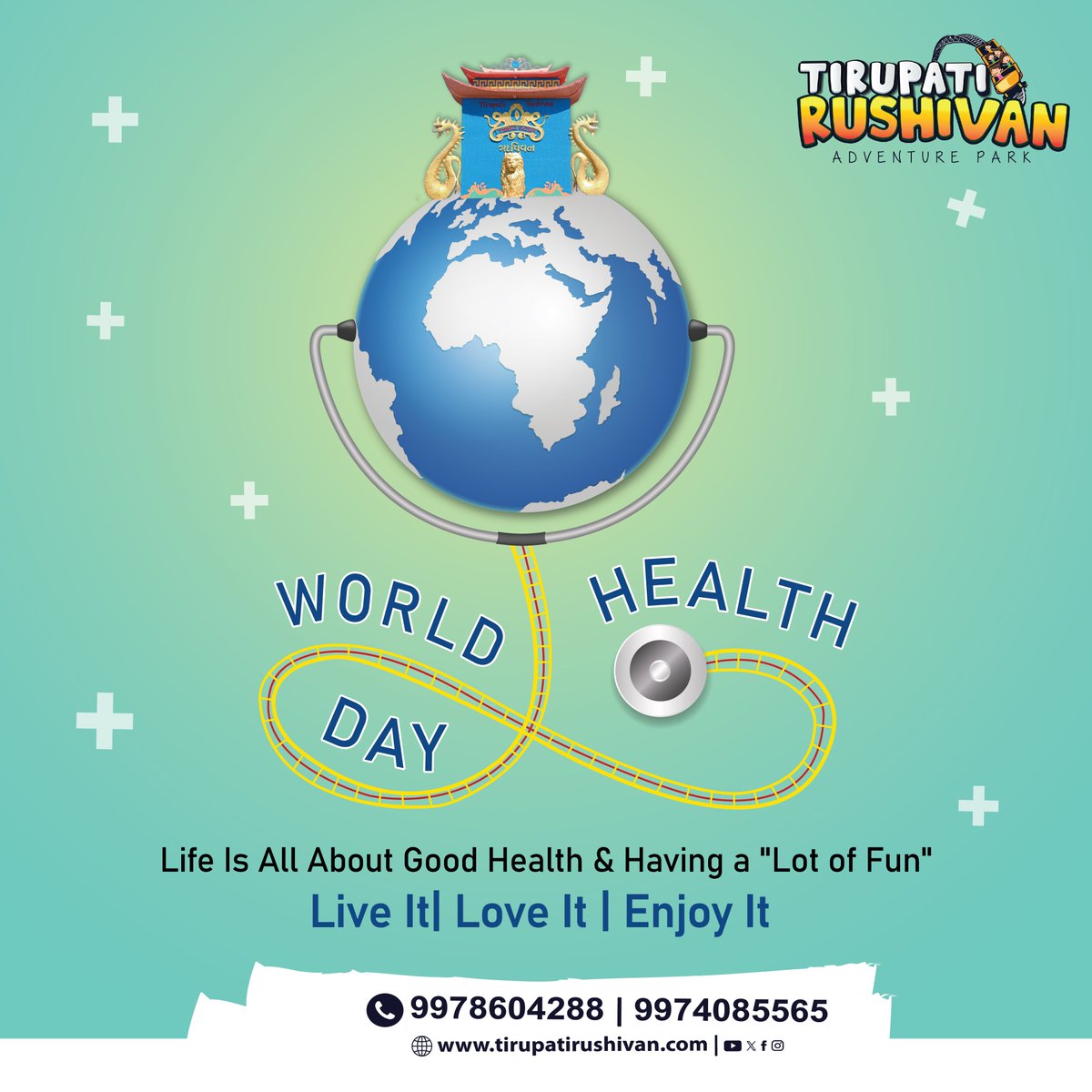 Life Is All About Good Health & Having a 'Lot of Fun'

World Health Day!!!

#TirupatiRushivanadventurepark #AdventureTime #BlissfulAdventure #funrides #onedaypicnic #gujaratlargestadventurepark #funtime  #adventurepark #Gujarat #india #bharat #worldhealthday #worldhealthday2024