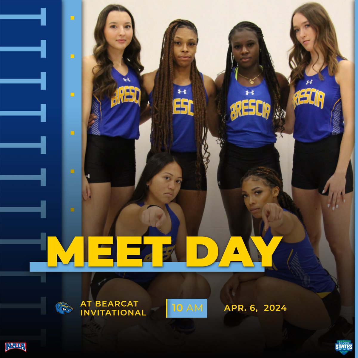 🏃‍♀️ It's Senior Day for track as they host the Bearcat Invitational! 📍 Apollo High School | Owensboro, KY ⏰ 10am; Senior Activities @ 12pm