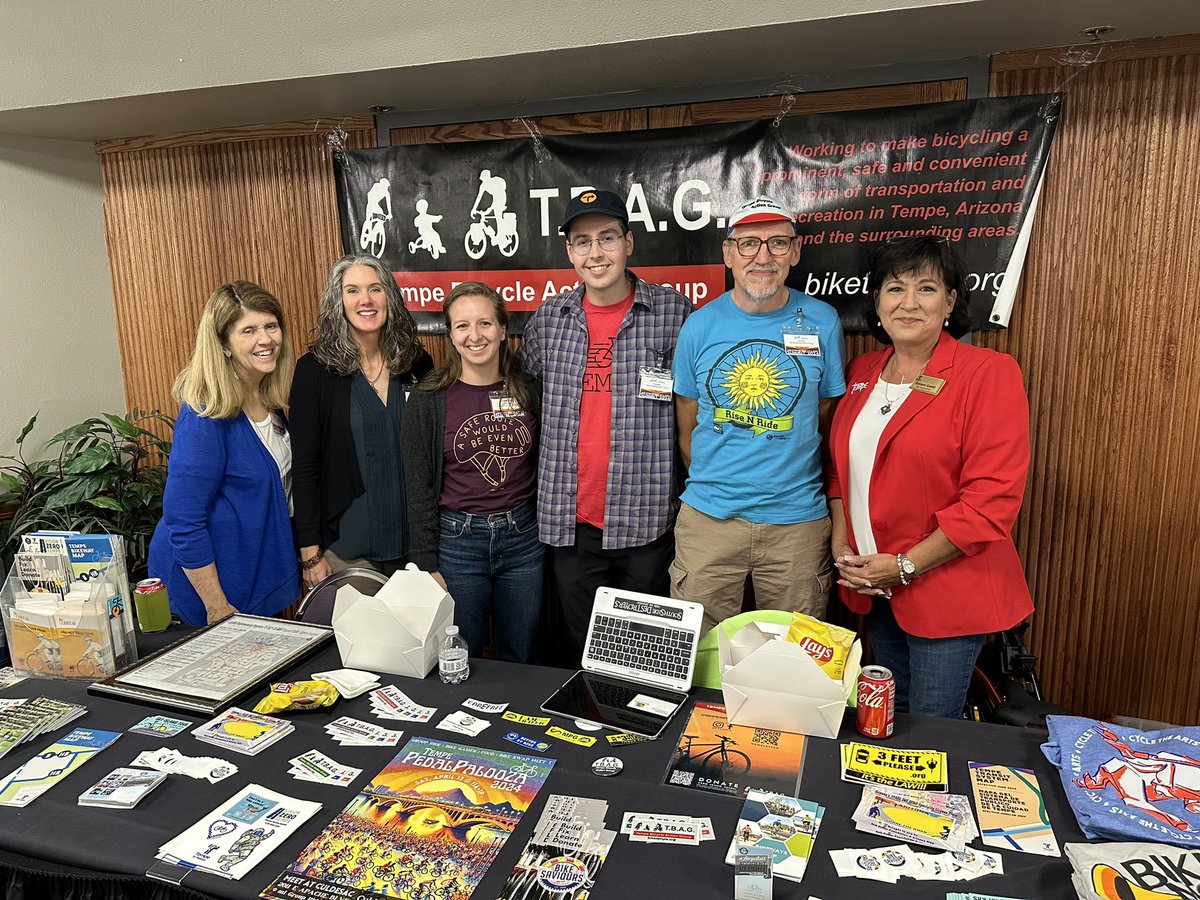 Learned more about the issues related to bicycling at the 2024 Arizona Bicycling Summit. Events like this are important to gain insights on enhancing our city’s cycling infrastructure  to make cycling friendlier and safer for all. 
#tempe #biketrmpe #bike