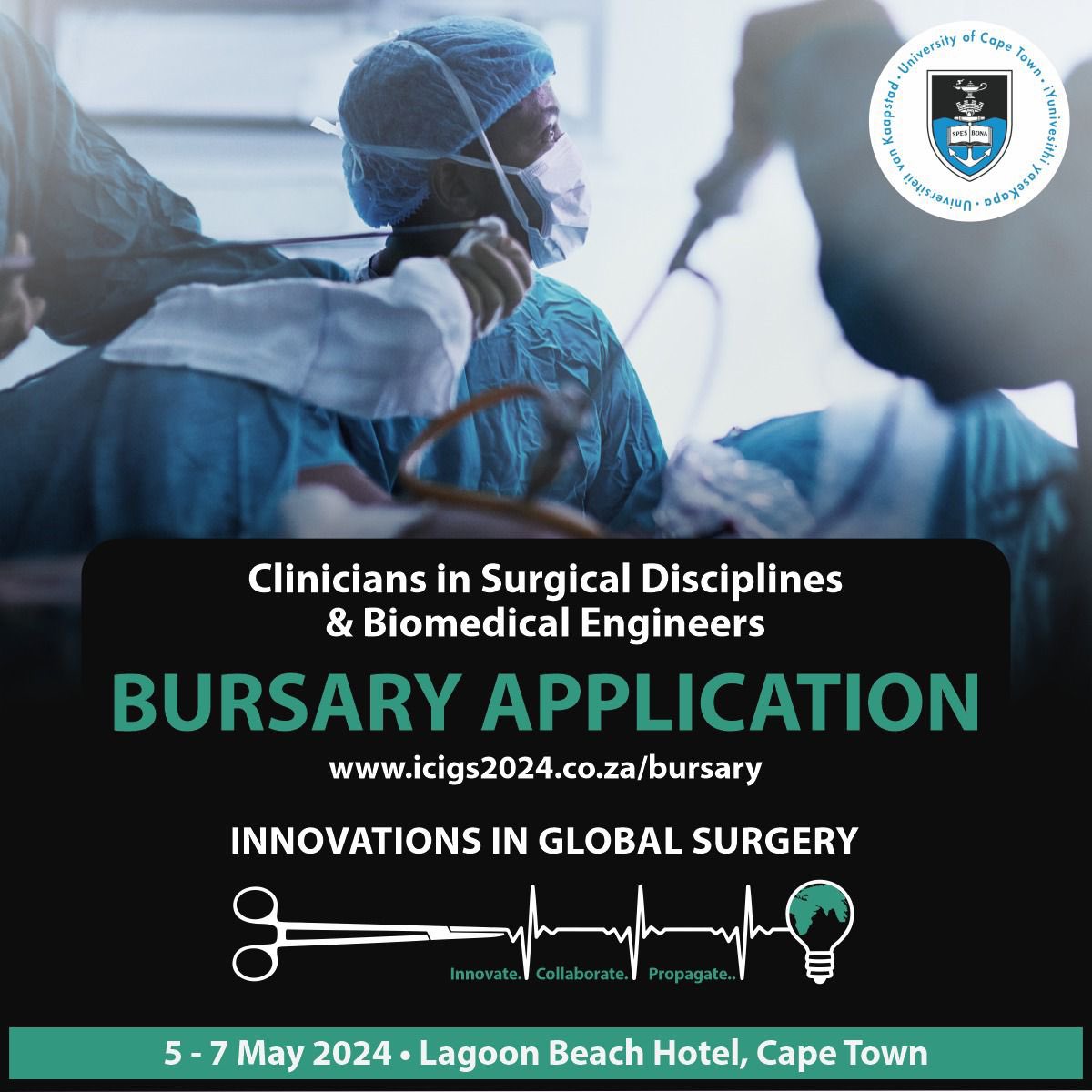 One month to go to the International Congress in Innovations in Global Surgery icigs2024.co.za