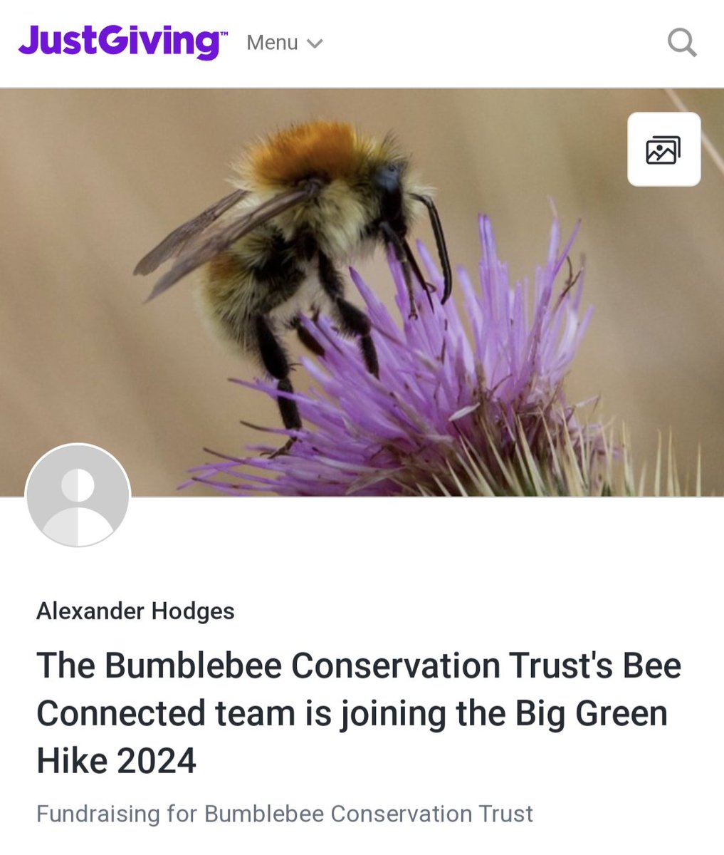 Today we are doing the Big Green Hike to raise money for @BumblebeeTrust ! Our team is walking a collective 70 miles along the Kent-East Sussex coastline and in London. Our Just Giving page will be open for a few more days if you would like to donate!