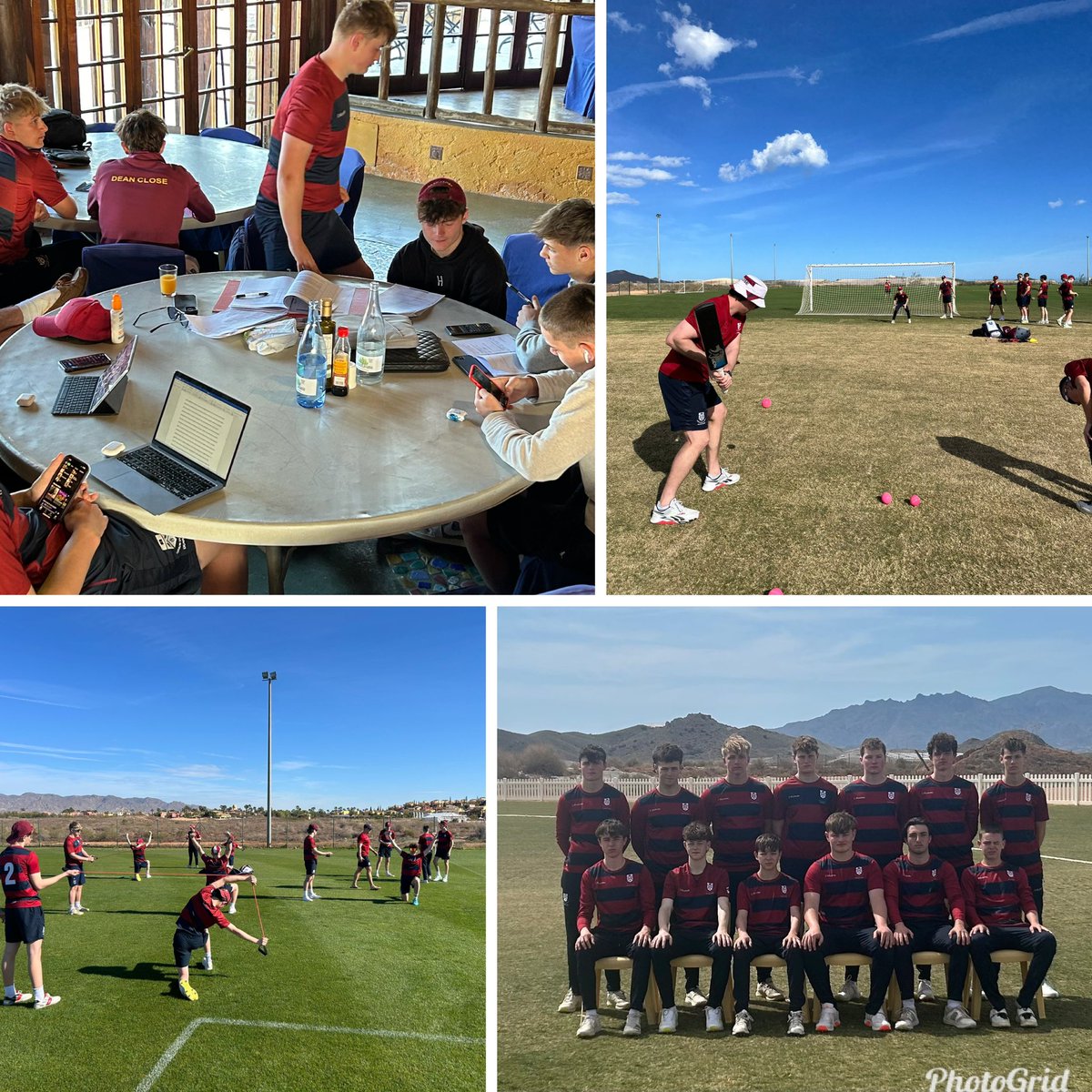 A great week at @DesertSpringsES for @TheCricketer100 for @DeanCloseSchool Fantastic preparation for returning back to school and the new cricket season