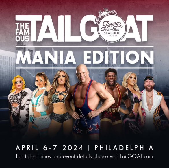 Wrestlecon 9-2 New 8x10’s & T-shirts!! @TheTailGOAT 2-5! Unlimited food & drink & We are gonna be playing games and doing giveaways!! Plus it’s only 50 yards away from mania! Get your tickets now!! - tailgoat.com