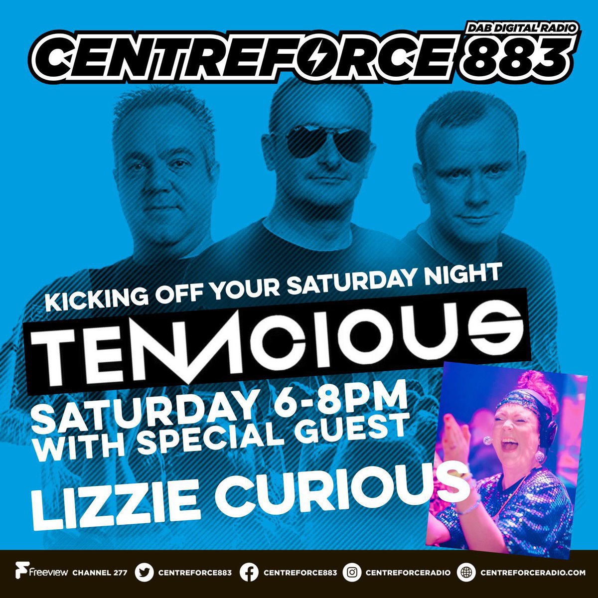 💥 So excited to be joining @tenaciousuk tonight on their huge Saturday night @Centreforce883 radioshow!! Tune in 6-8pm to hear my exclusive guest mix ➡️ 📻DAB: Centreforce 883 📻 centreforceradio.com 📺Freeview: Channel 277