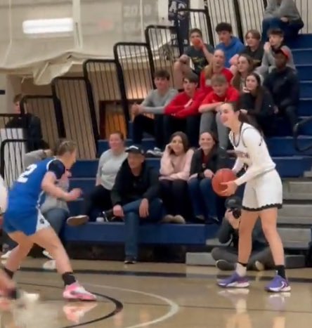 FHSGirlsBball's tweet photo. Congrats to Ella and her West teammates on a 60-42 win! Always playing unselfish (5 assists)!! We are so proud of you Ella! We already miss you #0!! https://t.co/5fabhBpZA4