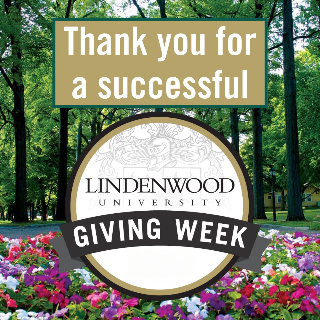 Thank you to everyone who donated this week and helped make our Giving Week 2024 a huge success! Your support helped us raise over $135,000 for student programs, scholarships, and development of our beautiful campus. #LindenwoodGivingWeek