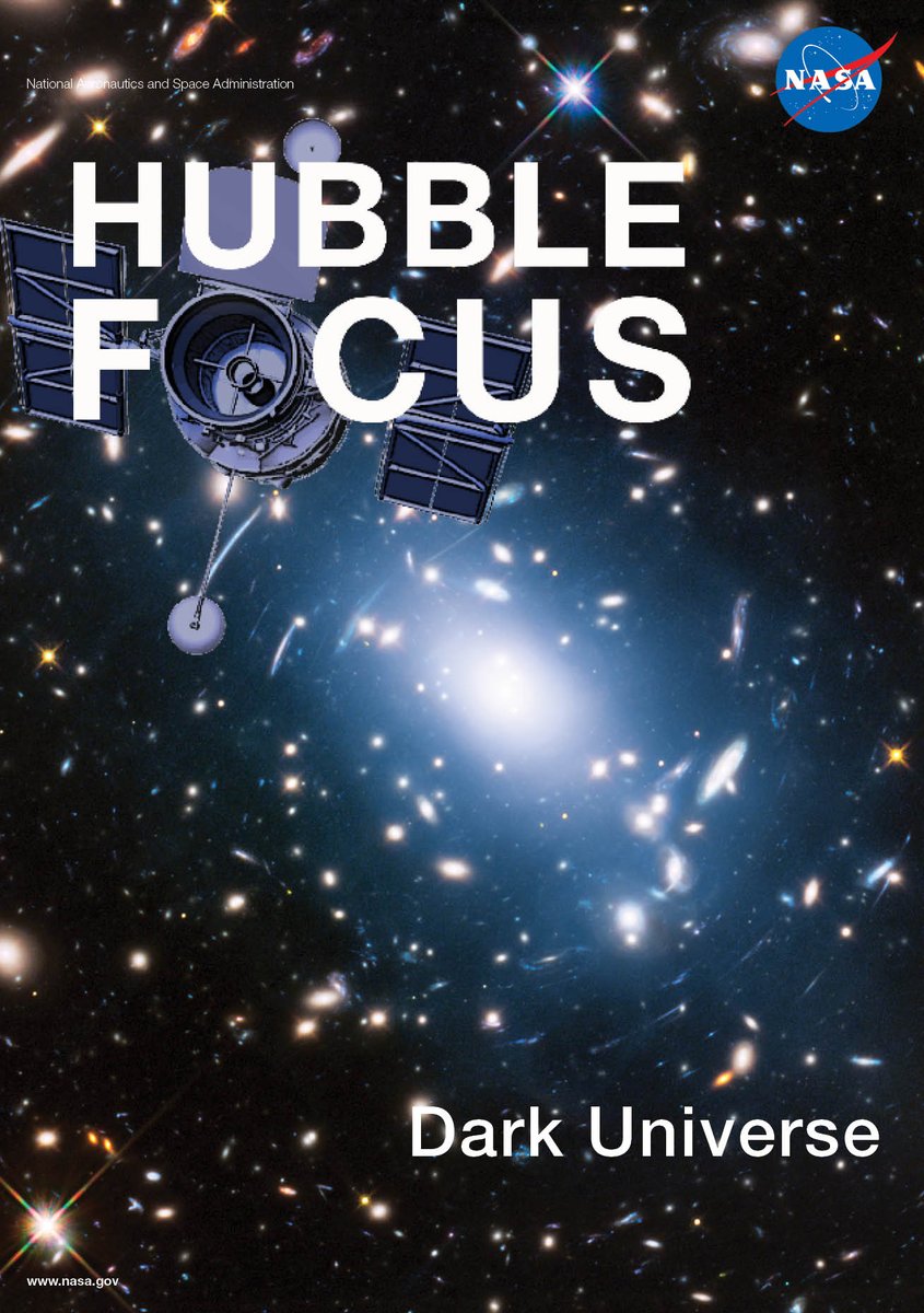 Happy #NationalLibraryDay! 📚 Celebrate with a new Hubble e-book, all about the mission's recent discoveries about dark matter and dark energy – two mysterious and fundamental components of our universe. Download and read for free here: go.nasa.gov/3vEvZyF