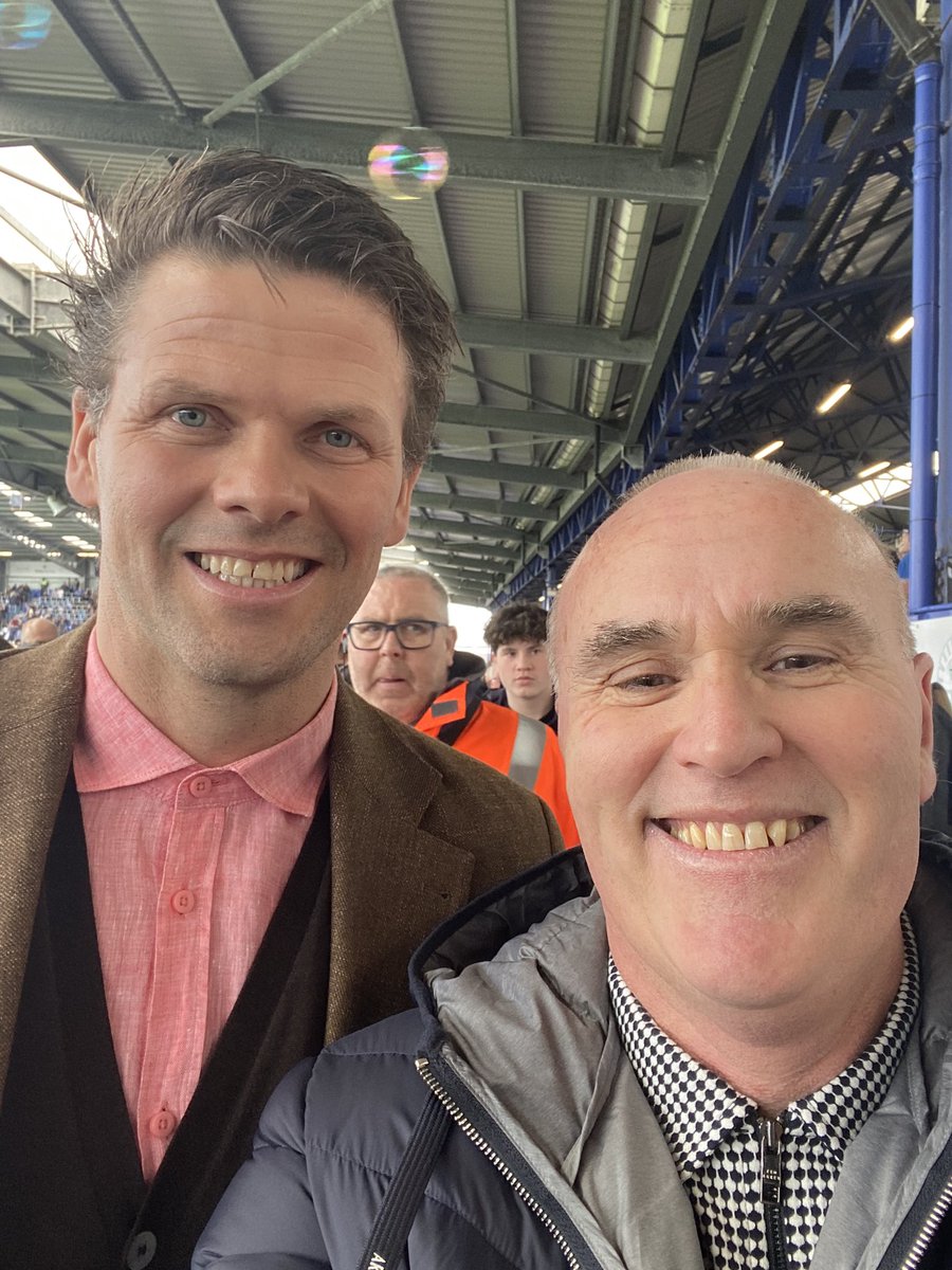 Nice to bump into these 2 #Pompey greats today