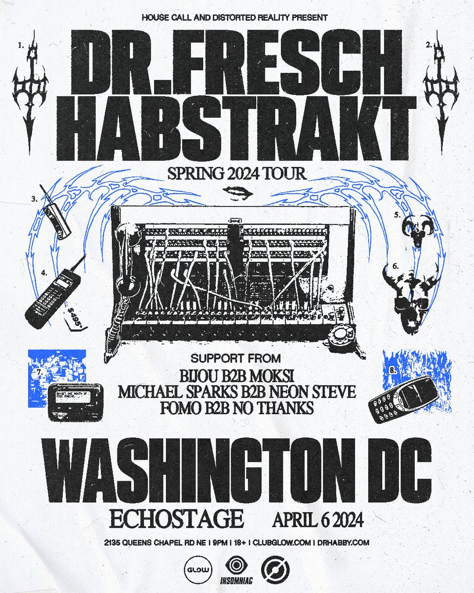 TONIGHT!🩺🔉 @DrFresch & @habstrakt’s #SpringTour takes over #Echostage with support from @BIJOU b2b @weareMOSKI, @michaelsparksx b2b @DJNEONSTEVE, @fomomusic_ b2b @nothanksmusic. 💥Final tickets and tables → tix.echostage.com/DRFRESCH24