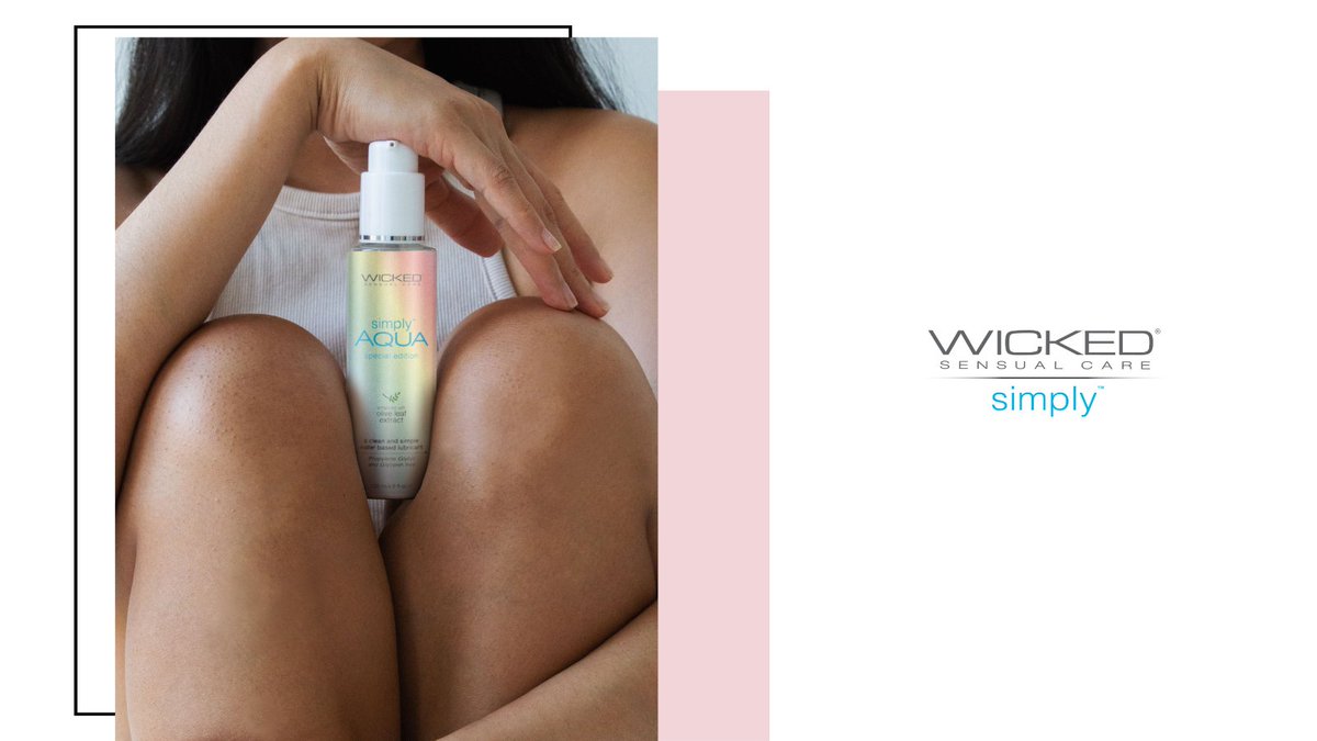 Wicked Sensual Care supports LGBTQ+ communities year-round with your help! A portion of every purchase of simply® Aqua Special Edition goes directly to LGBTQ+ charities. WickedSensualCare.com/product/simply…