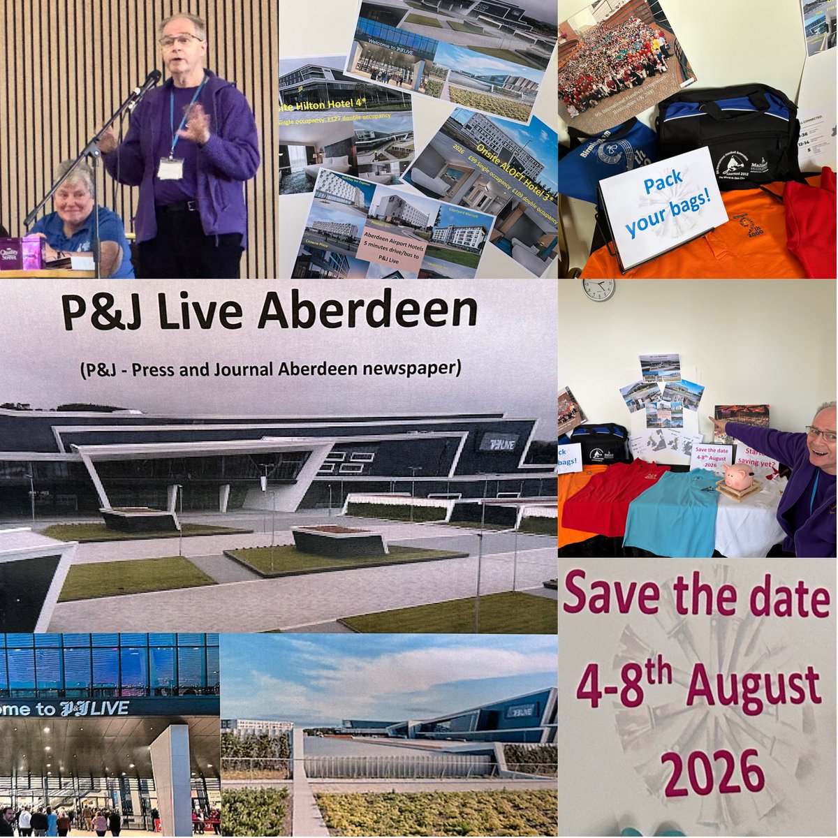 Today at HRGB AGM, Martin Winter announced the change of location for the 2026 International Handbell Symposium hosted by HRGB, which will now be held in Aberdeen's state-of-the-art events complex, P&J Live, in the North East of Scotland. So save the dates now: 4-8 August 2026