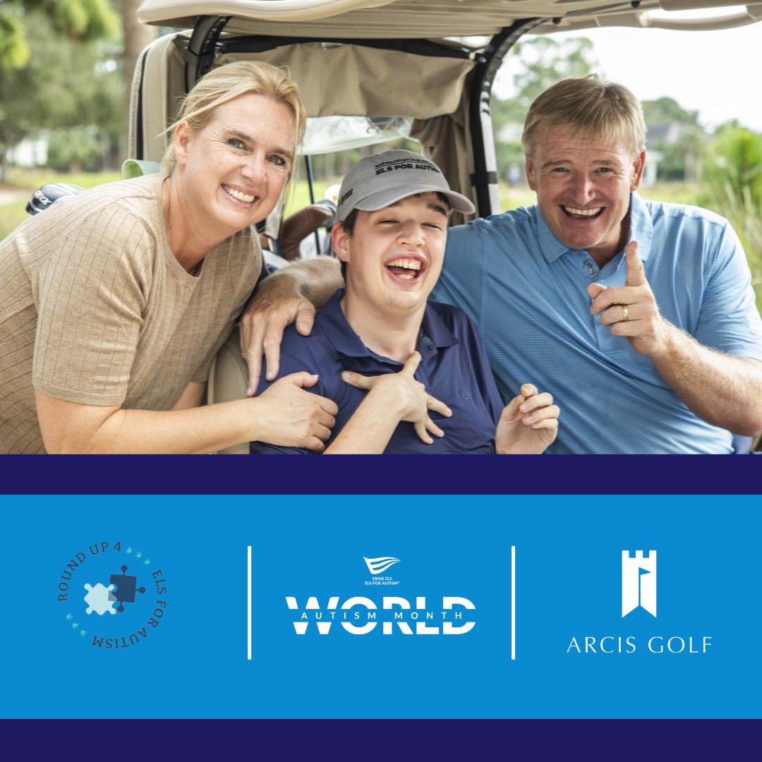 For the sixth year in a row, Arcis Golf is partnering with us during World Autism Month through their 'Round Up 4 Els for Autism' initiative. Arcis Golf club patrons have the opportunity to 'round up' their purchases, with the round-up amounts donated to Els for Autism.