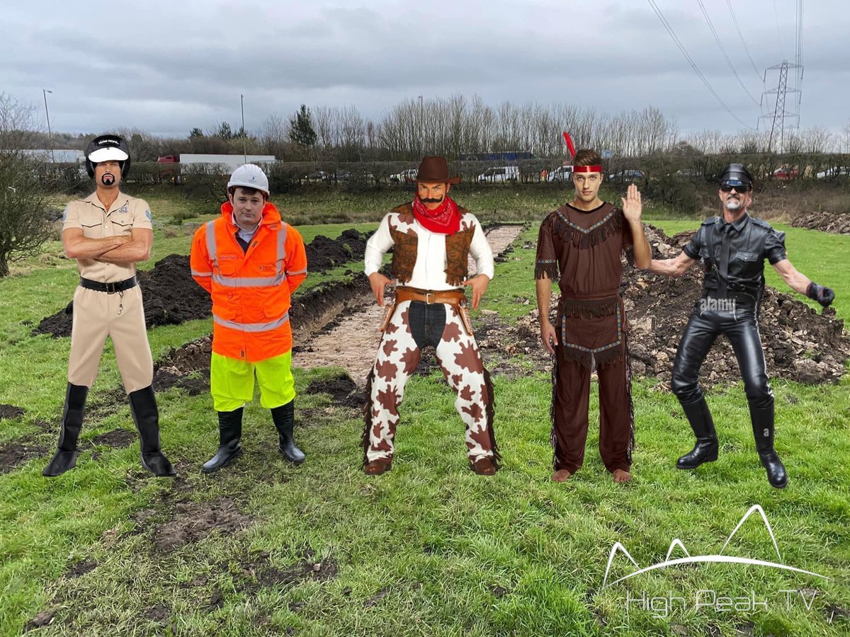 Apparently today is National Robert Day so as a special treat, here is a photo of me as a member of a Village People tribute act, kindly photoshopped for April Fool’s by High Peak TV.