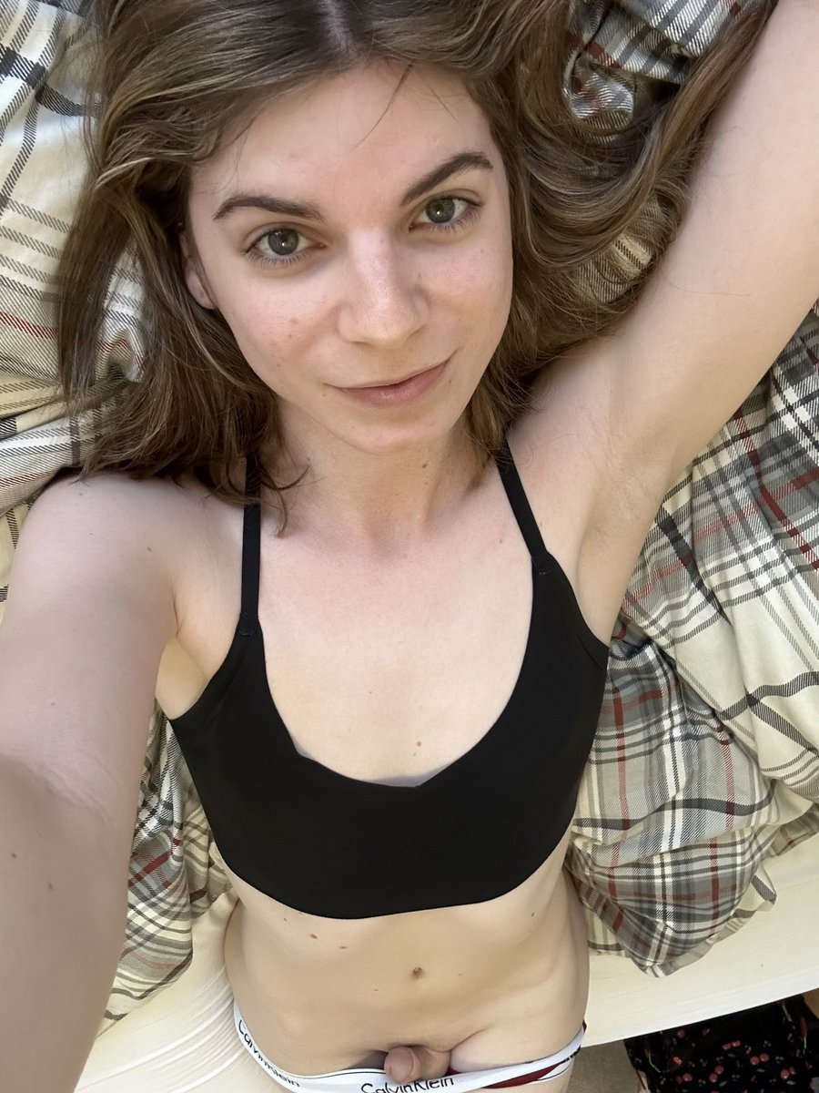 Sports bra and penis