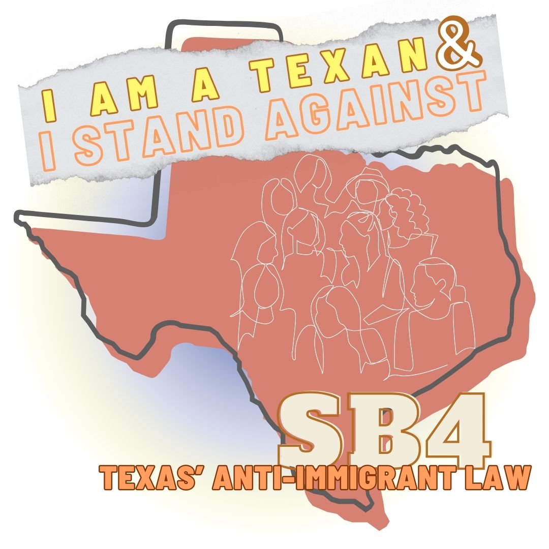 Texans of color, immigrants, and refugees are not pawns in political games. Their rights matter. #WeWillResist #NoSB4 #SB4 #StopSB4
#EndOperationLoneStar #KnowYourRights
#StopMilitarization #EndBorderMilitarization
#HumanRightsMatter #CommunityOverCriminalization
#BorderJustice