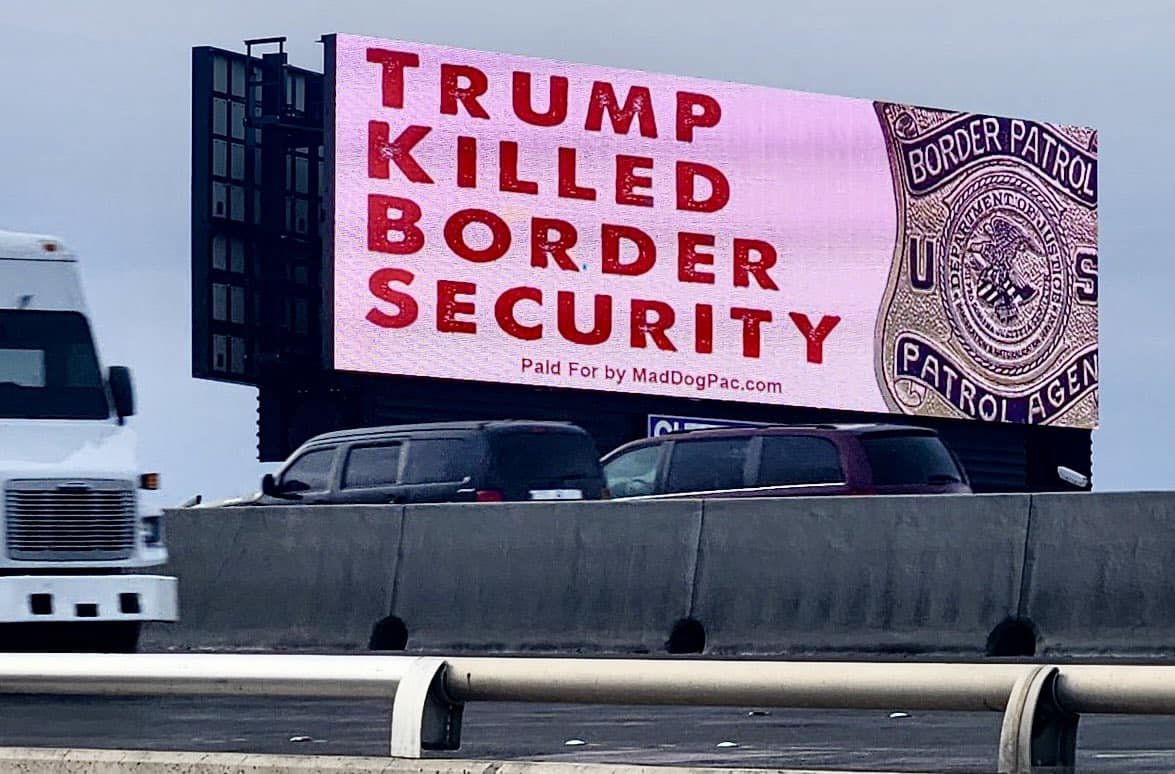 Donald Trump puts us all in danger to lie and fearmonger to his base of morons.