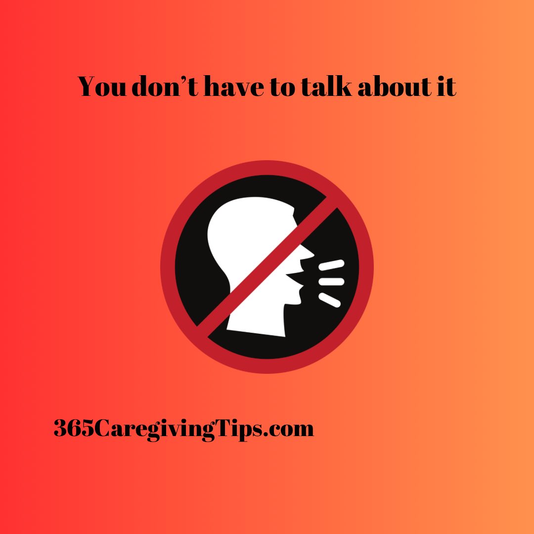 When something is going on in your life, or the life of your family, you don’t have to talk about it. Some people ask because they are genuinely concerned, but some people are just nosy. You probably know the difference. Only say what you are comfortable saying. #privacy