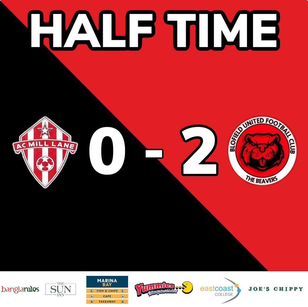 Goals at the start and end of the half see the visitors in front. @steve_hemp with a pen save halfway through 🧤 🔴⚫️