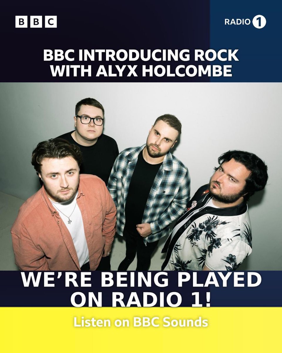 Mad hyped to announce 'Mixed Signals' is gonna be played on BC Radio 1’s Introducing rock show with Alyx Holcombe this Tuesday! 🤯😱🩷🩵💎 Listen back link will be in our BIO 🫶 Instagram/TikTok: @alyxholcombe / @bbcradio1 Twitter: @AlyxHolcombe / @bbcr1 📸 emacrompz 💎