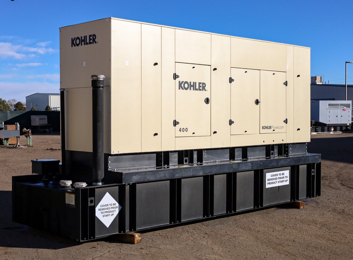 This 405 kW Kohler standby diesel (unit 90678) is ready to supply standby power for your operation! See all the specs at ow.ly/8UXc50R5aIP and call (866) 518-1240 for a quote. Tell them you saw it on social!

#KohlerPower #StandbyGenerator #IndustrialPower #Diesel