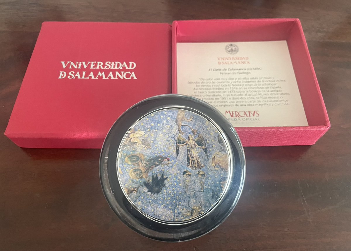 Cielo de Salamanca - thanks to the Universidad de #Salamanca for such a lovey gift. Always a pleasure engaging with such a spirited and historic University. Advancing higher education frameworks for a better tomorrow.