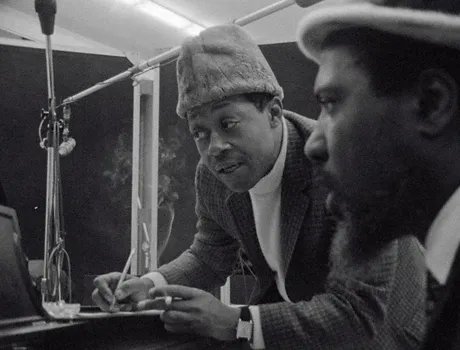 Favorite Pic of the day on the anniversary of the birth of the great Charlie Rouse. Monk and Rouse deep in it... #jazz