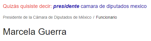 Nop. Quise decir presidenta.