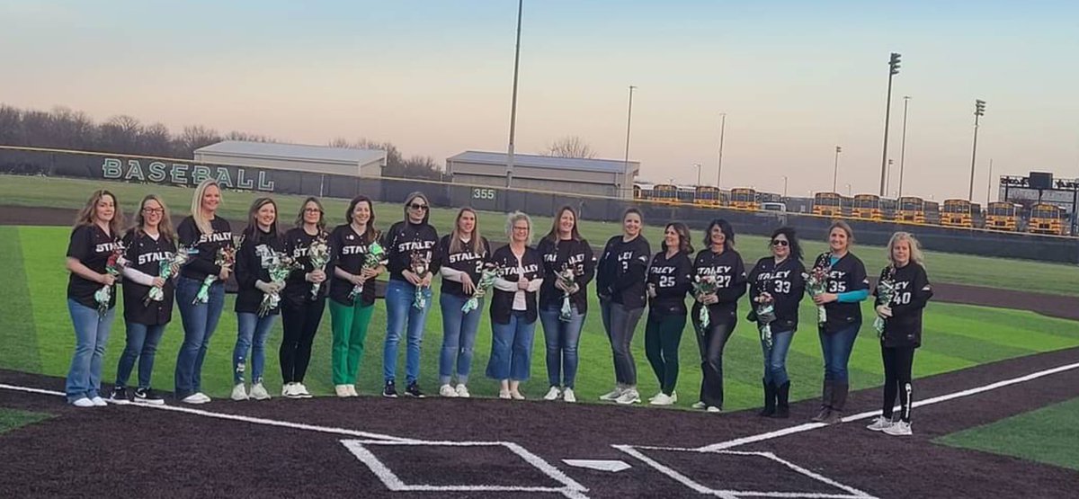 StaleyBaseball's tweet photo. Outstanding Senior night for the Falcons. We are very greatful to these Falcon parents for all they have done to raise such fine young men.  The Staley coaching staff says “thank you” for the opportunity to coach them. @SHSFalcons https://t.co/Jx36PeJNek
