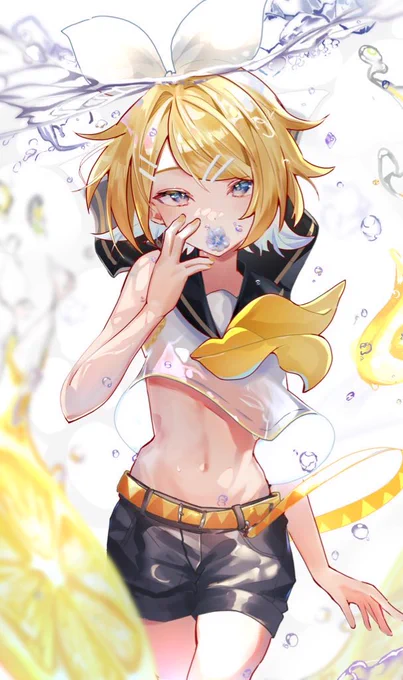 #最近フォローした人は知らない過去絵を晒すまたこういう涼し気なやつ描きたい 