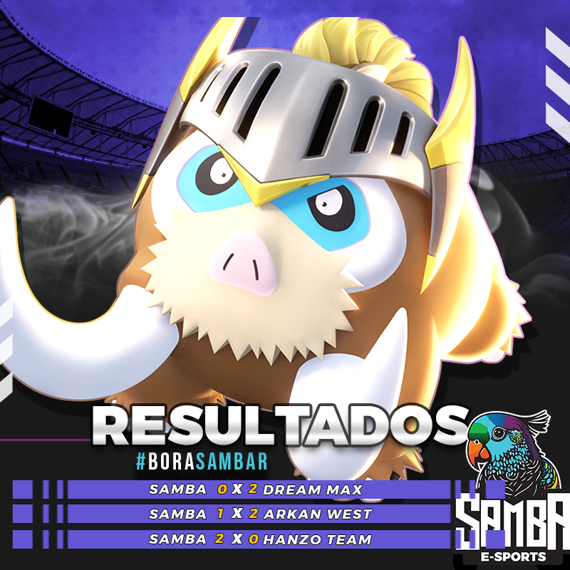 sambaesports's tweet photo. Bom dia, turma do Samba!

Passando para desejar um excelente fim de semana pra todos e atualizar nossos resultados da semana!

Valeu a toda torcida e semana que vem teremos mais jogos!

#BoraSambar https://t.co/FvR1KAu3a1