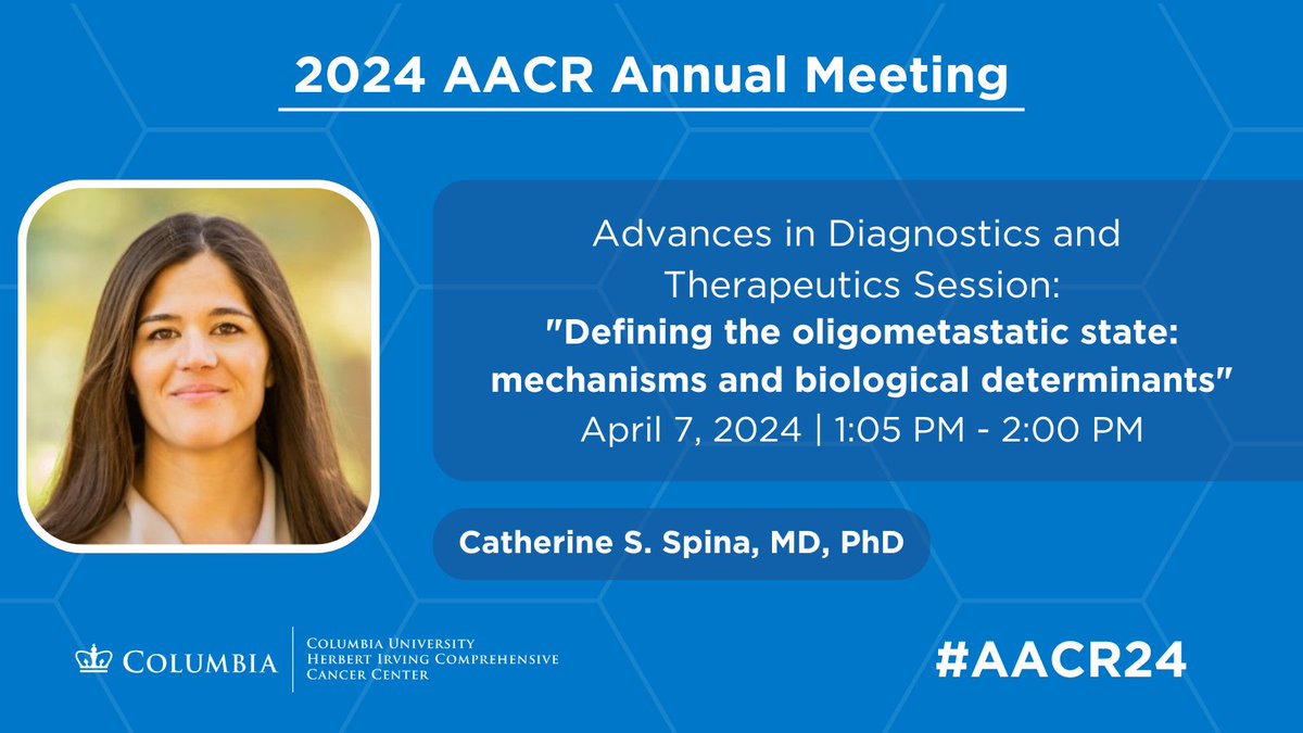 What is the 'oligometastatic state' and could it be curable? @Katie_Spina will explore the scientific and clinical data that aim to define and differentiate oligometastatic cancer as a clinical entity, and potential therapeutic avenues at tomorrow's session. #AACR24