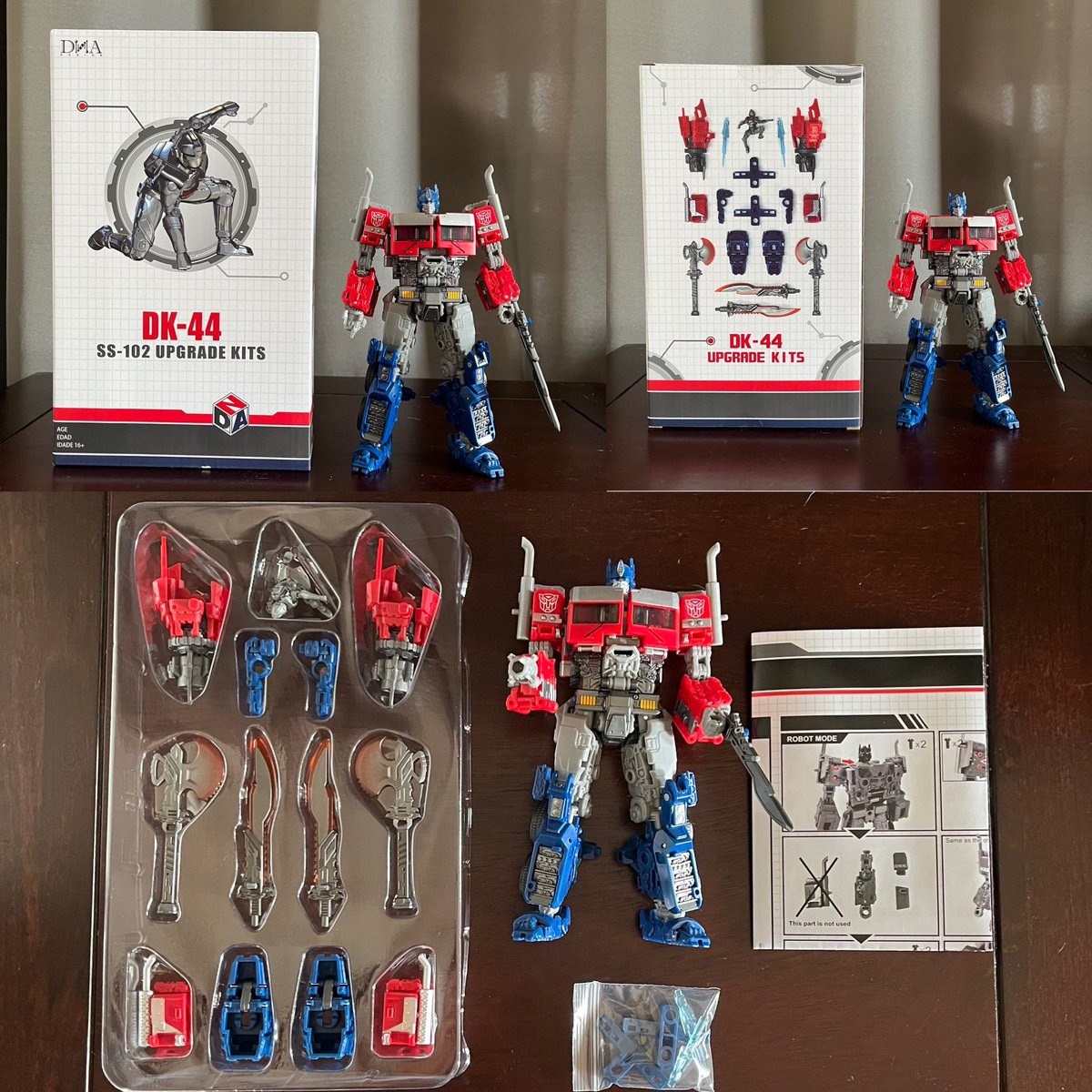 OH it’s here! I’ve been waiting for my upgrade kit for my #OptimusPrime! I’m just going to be messing around with this all afternoon. #TilAllAreONE #Transformers