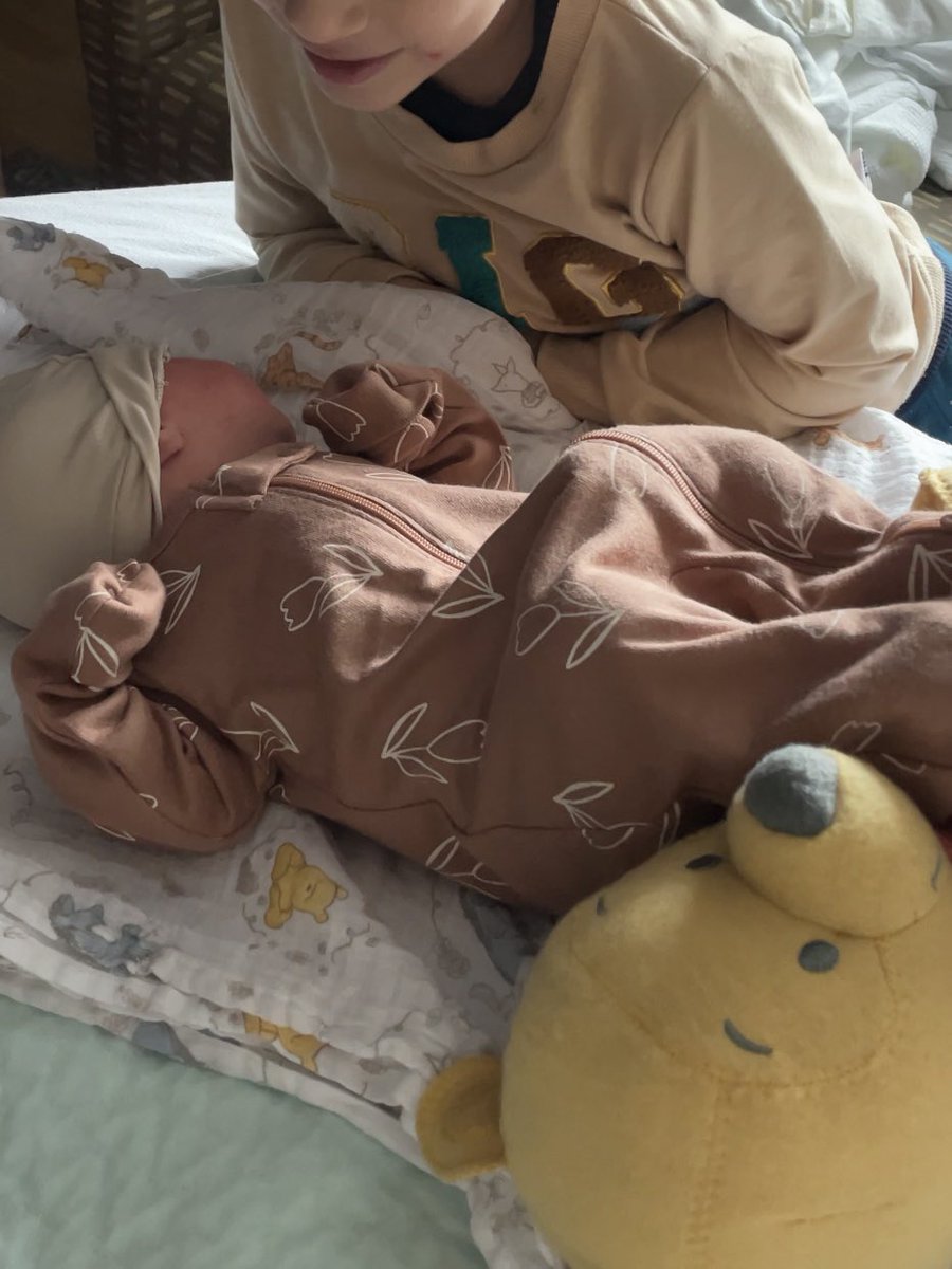 Ramadan 18: the day I was blessed with my daughter, Raya, and the day Rayan became a big brother 🤍 الحمدلله