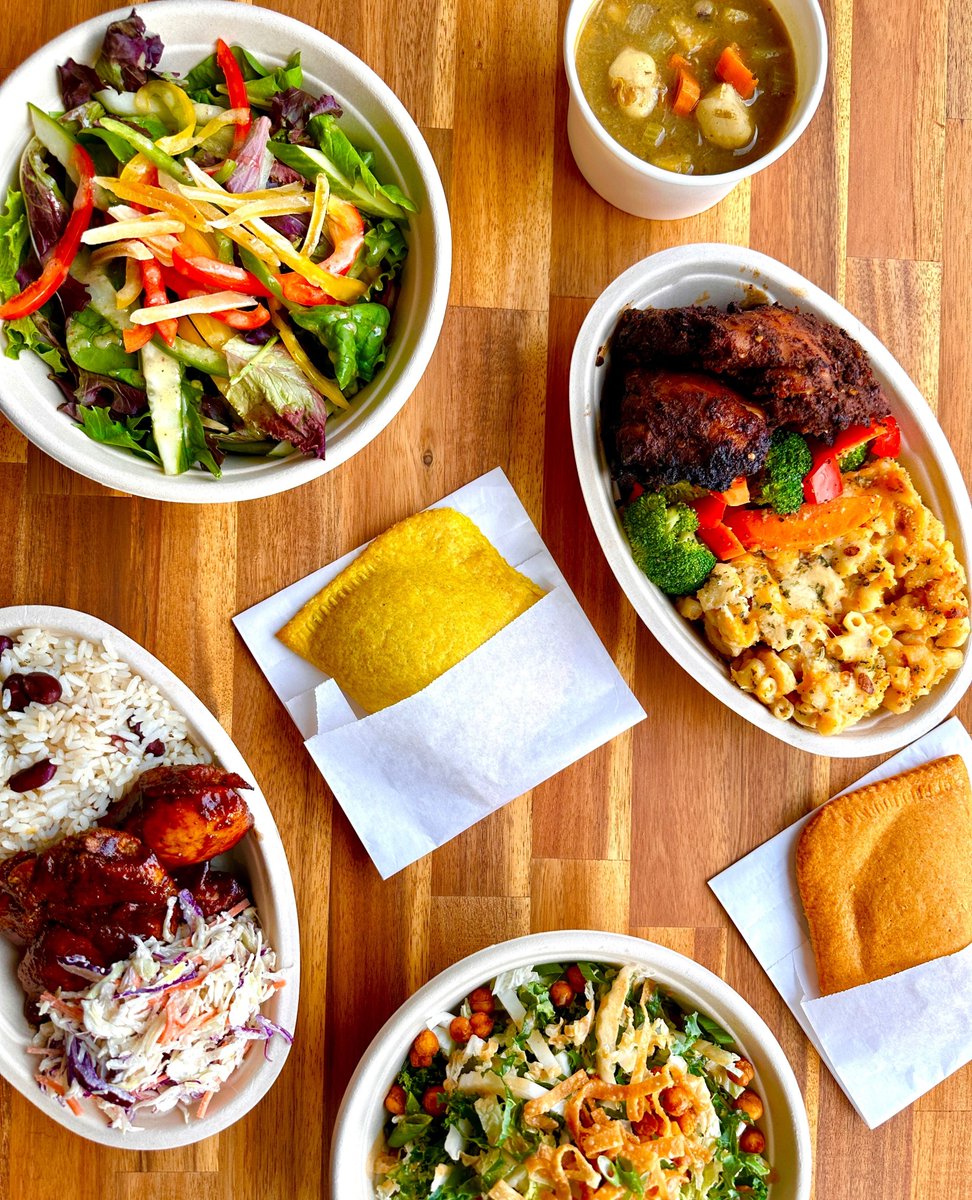 Saturday Sunshine and Island Vibes! Which one are you picking?

🏝️Jerk Chicken
🏝️BBQ Chicken
🏝️Island Salad
🏝️Jamaican Patty
🏝️Island Soup
🏝️Asian Salad

#islandgrill #hamilton #joeyturks #realfood #authentic #islandvibes #goodfood #jerkchicken