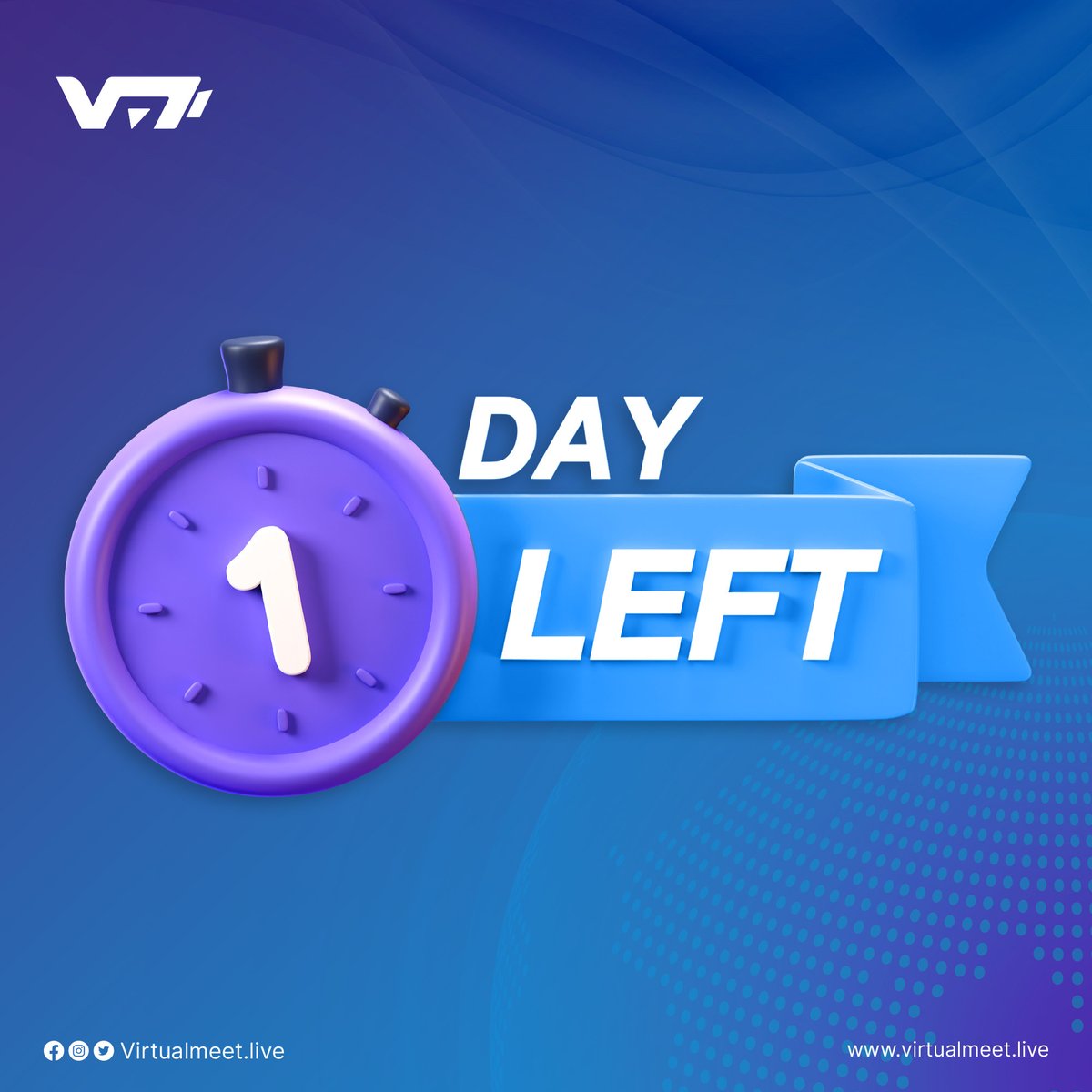 Virtualmeetlive's tweet photo. The final countdown is here! Just 1 day left until April 15th, the day we've all been waiting for in the world of crypto. Get ready to witness history in the making!

#1dayleft #InnovationFactory #BFIC #BULLRUN #BFICToTheMoon #SomethingBigisComing #ChangeisComing #BullRun https://t.co/cXnE32HqxZ
