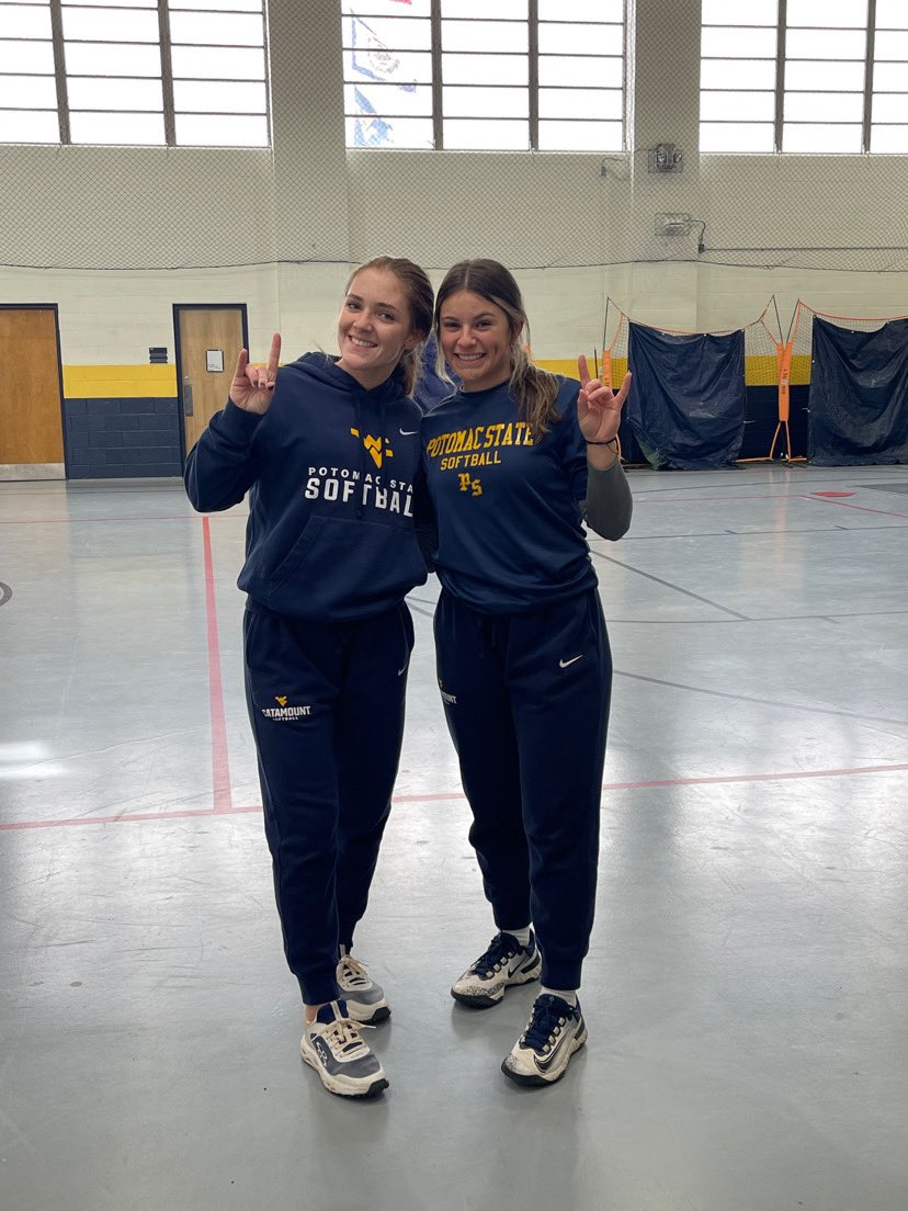 PSCSoftballWV's tweet image. Freshman Eva Ochoa and Taylor Lamp and the rest of the Lady Cats are ready to take the field after a break due to weather, tomorrow 4/6 at 2pm!