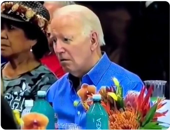 Ben_Son_64's tweet photo. Can we please stop acting like this mental midget is in charge of anything? #biden is not in charge, he's a puppet. He's not making any decisions. #stopthesham @GOP is #UniParty https://t.co/gCQNwW6d6G