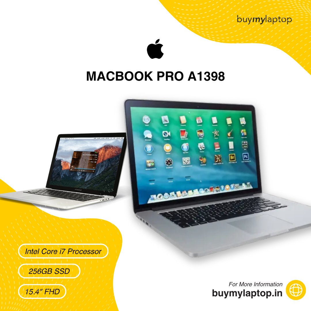 Unleash creativity and power with the MacBook Pro A1398 💻✨ #MacBookPro #TechEssential #CreativityUnleashed #PowerfulPerformance #AppleLove #TechLife #RefurbishedLaptops #BrandLove #OpenBox #Apple #BuyMyLaptop #BML