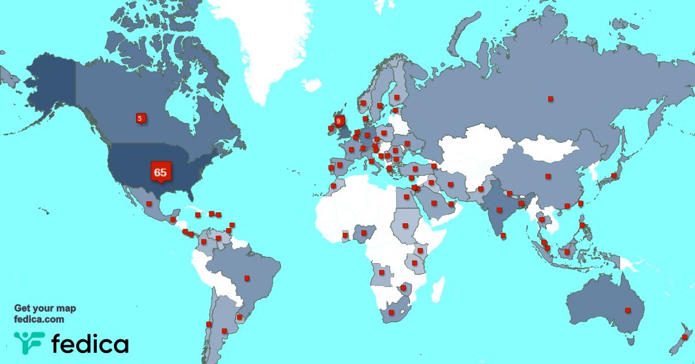 I have 3 new followers from USA last week. See fedica.com/!kesslerkomics