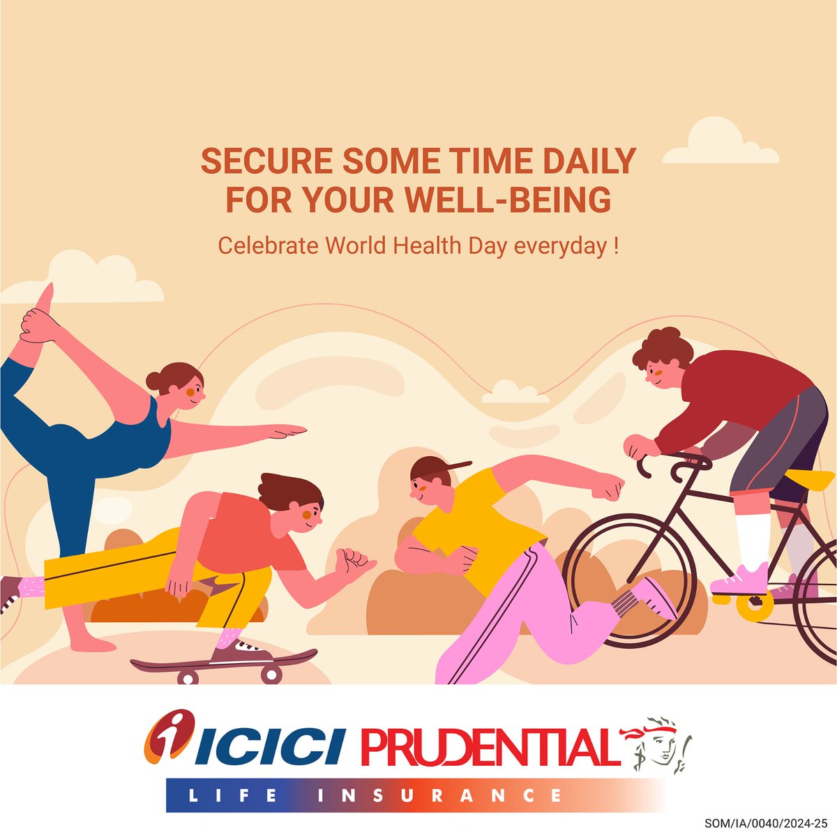 Invest time for your well-being to ensure a brighter and healthier tomorrow. Happy World Health Day! Visit: shorturl.at/tyC49 Disclaimer: bit.ly/3bARCBP